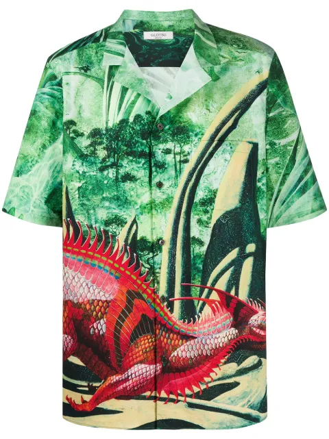 Valentino Garavani graphic print shirt