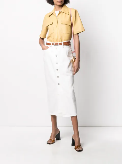 Levi's button-front Denim Skirt - Farfetch