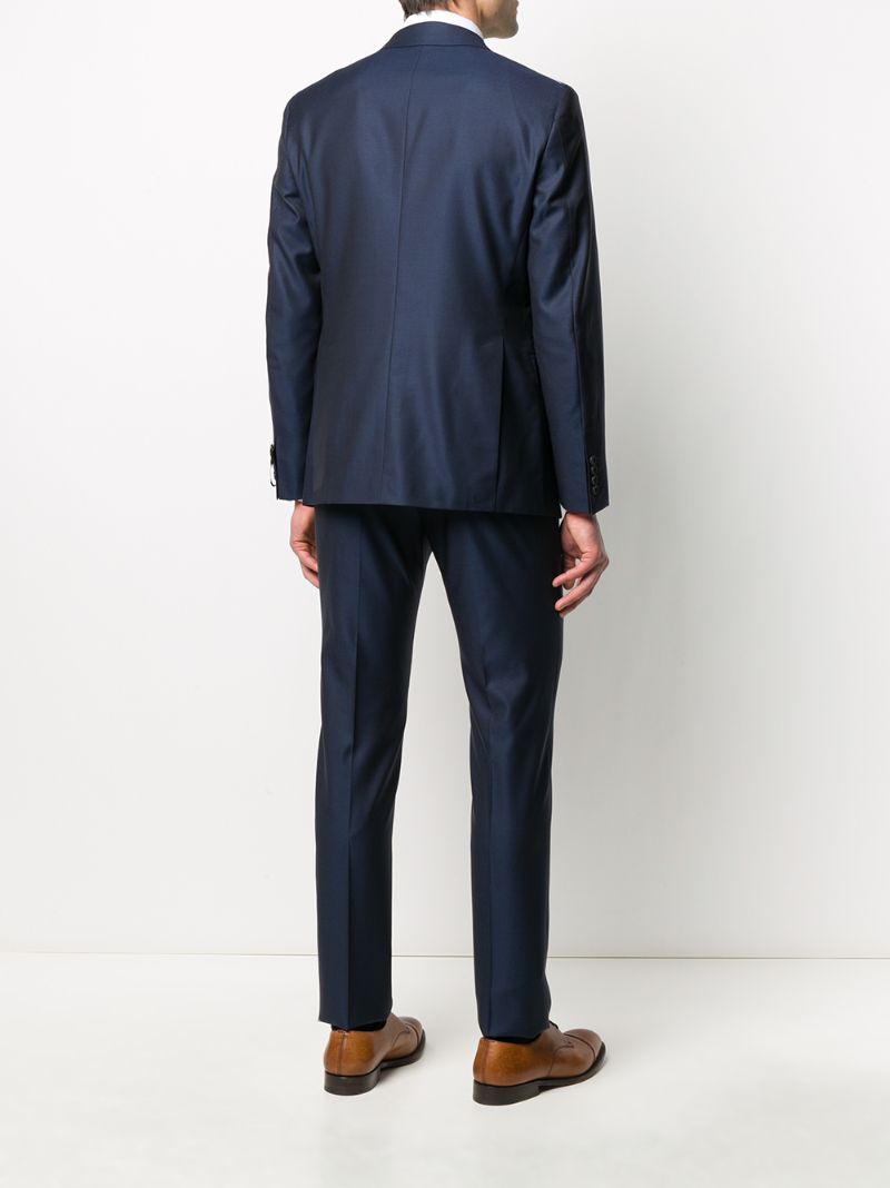 Shop Tonello Single-breasted Two-piece Suit In Blue