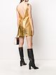 Afbeelding 2 van Prada Metallic jurk