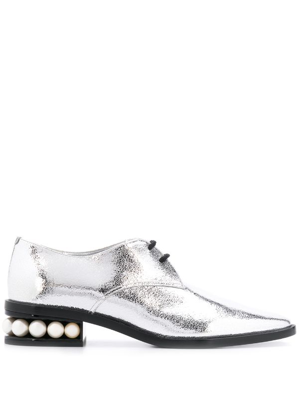 Nicholas Kirkwood Lace-up Shoes in White