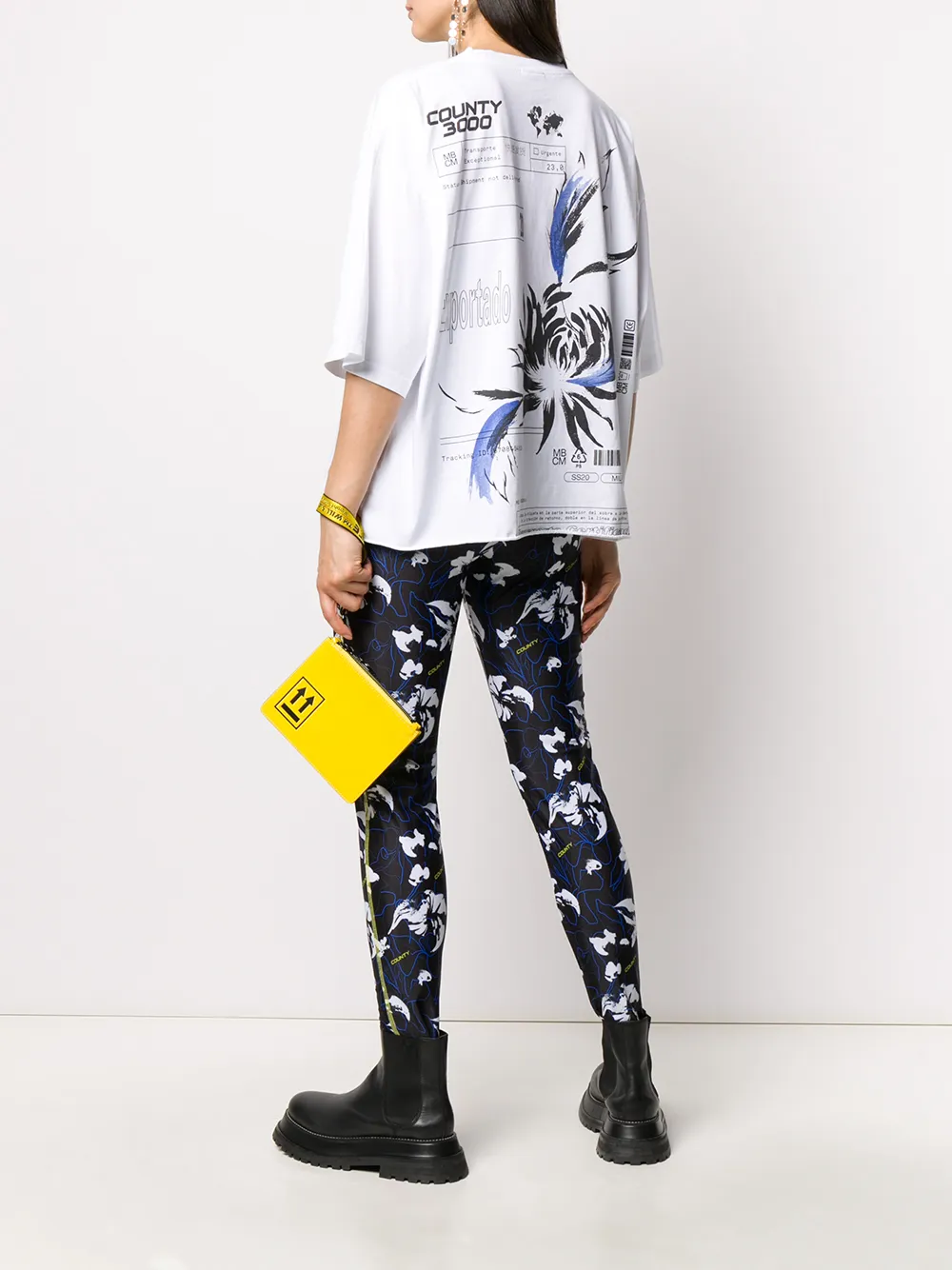 Marcelo Burlon County of Milan oversized Flower print T-shirt | T-Shirts & Jersey Shirts | Image 2