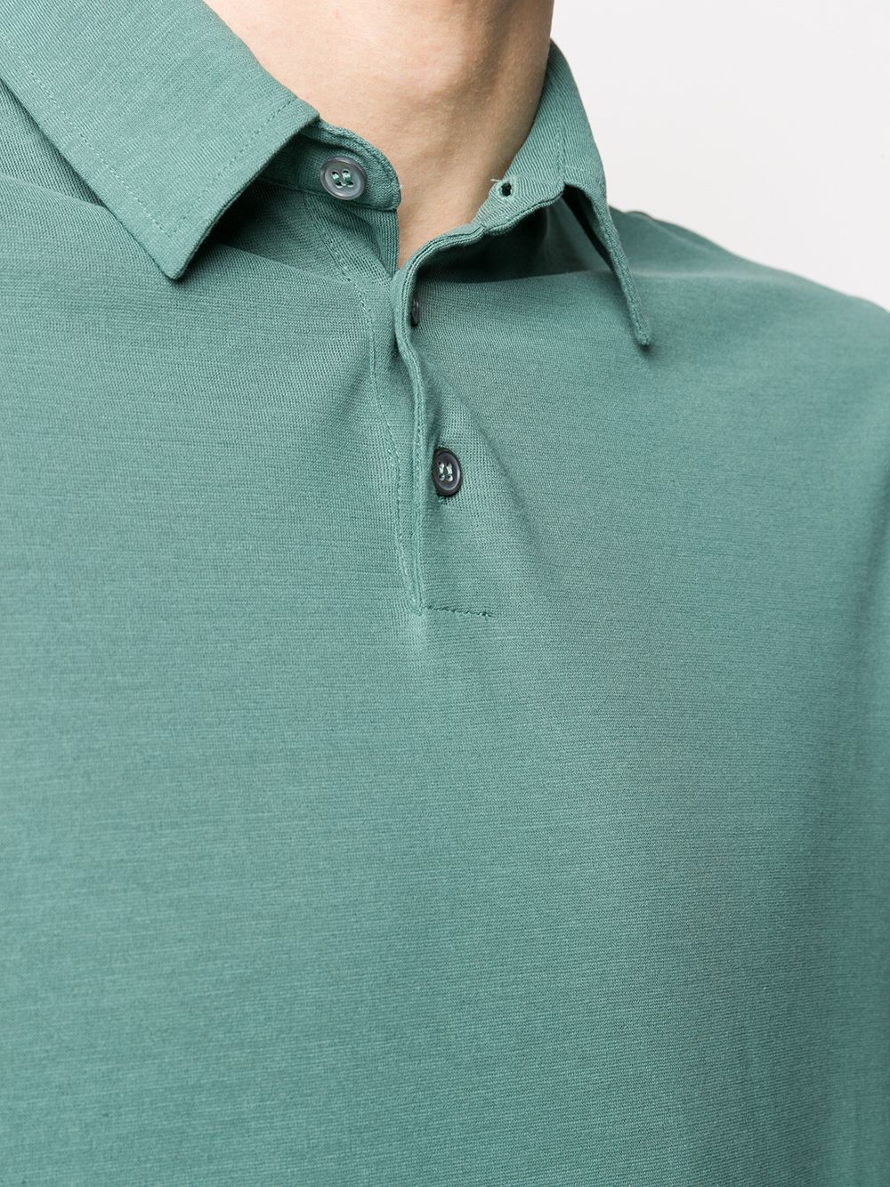 фото Zanone long sleeved polo shirt