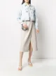 Image 2 of Off-White bleached cropped denim jacket