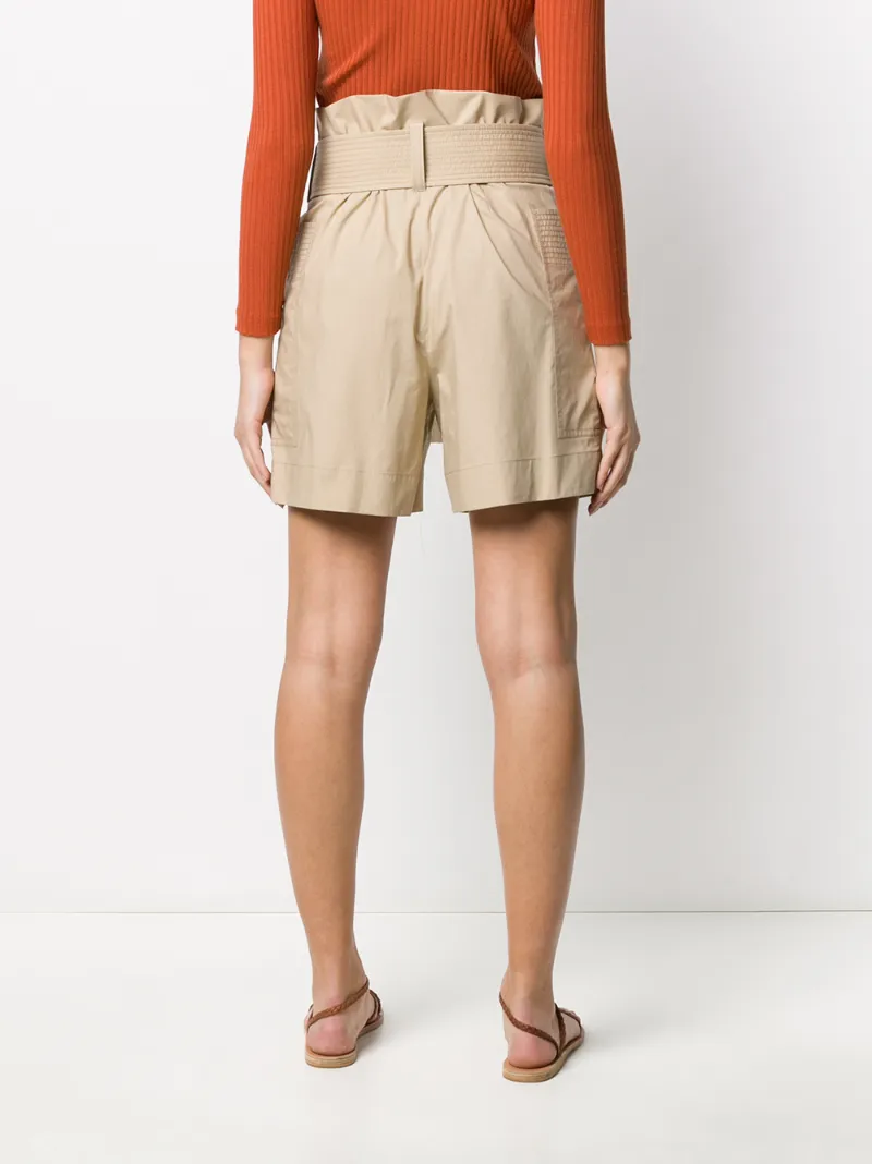 P.A.R.O.S.H. BELTED WAIST SHORTS