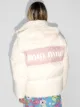 Miu Miu logo print puffer jacket