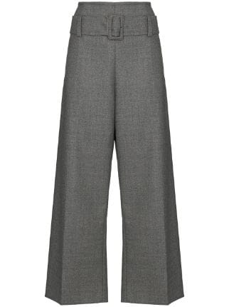Marni paperbag-waist wide-leg Trousers - Farfetch