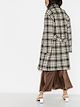 Miu Miu shetland check single breasted coat