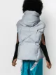 Khrisjoy hooded sleeveless puffer jacket