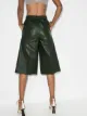 Remain Duchesse leather culottes