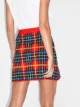 Miu Miu tartan-check mini skirt