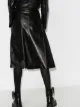 Prada pleated midi skirt