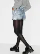 Miu Miu paperbag-waist denim shorts
