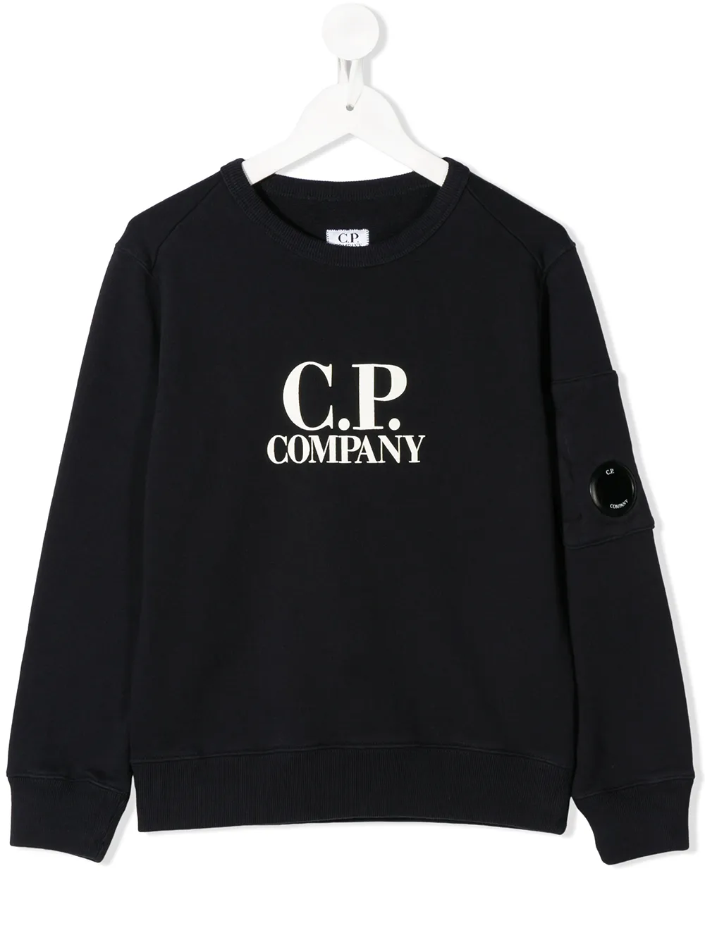 C.P. Company Kids Sweater met logoprint Blauw