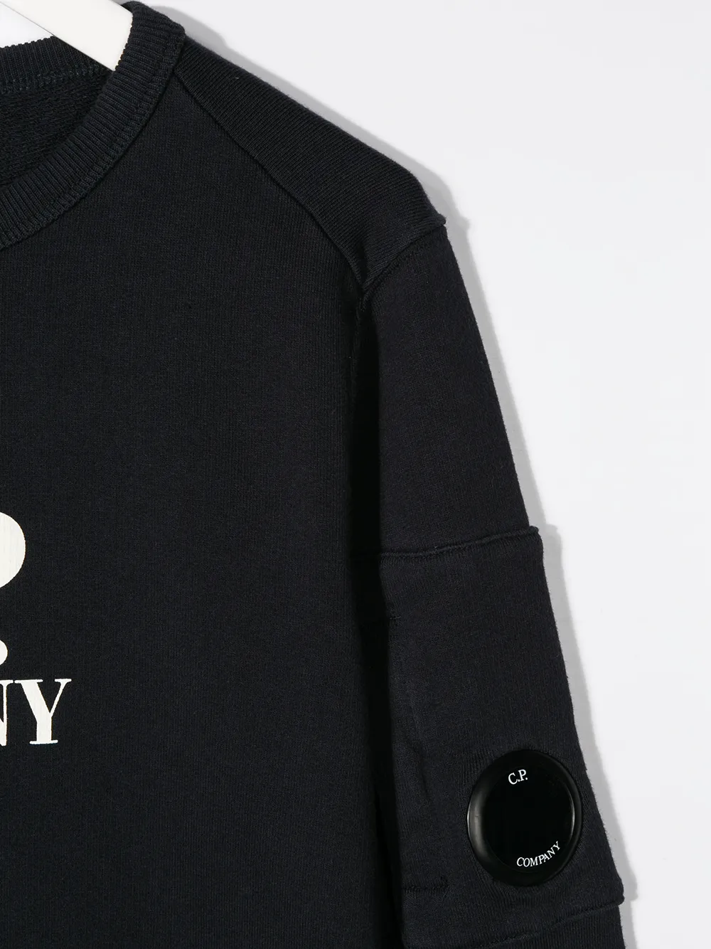 C.P. Company Kids Sweater met logoprint Blauw
