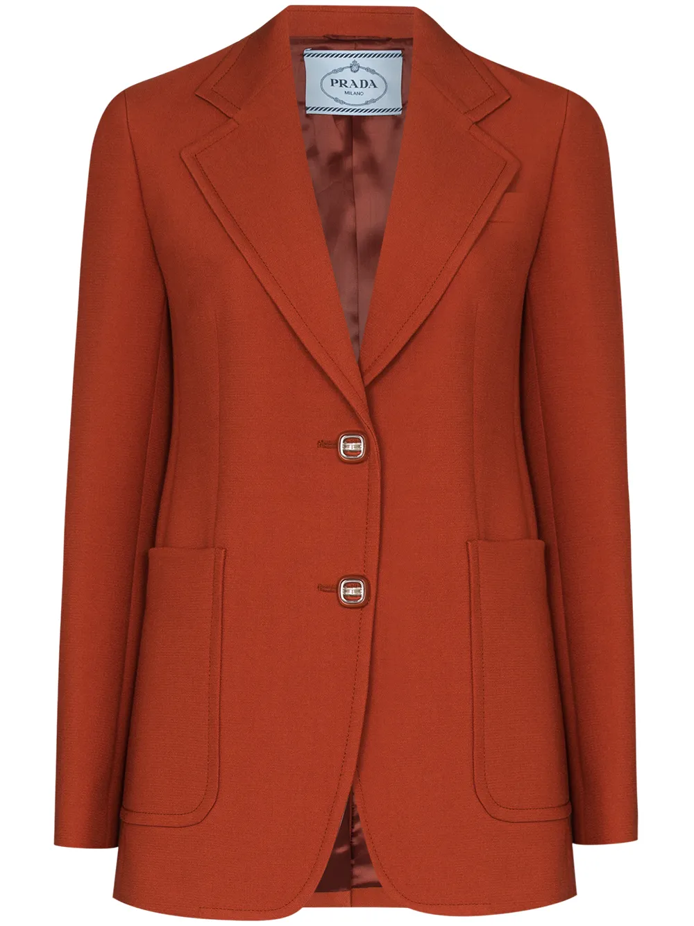 Image 1 of Prada single-breasted blazer jacket