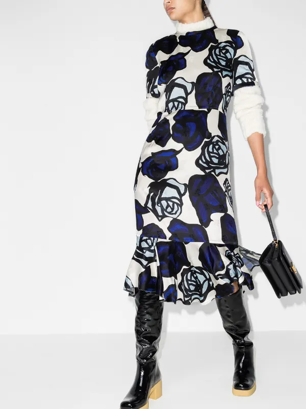 marni floral dress