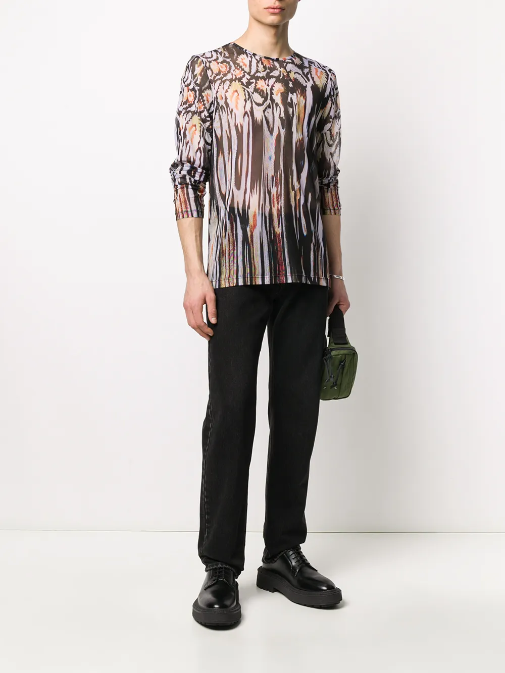 фото Our legacy delicate hanabi-print top