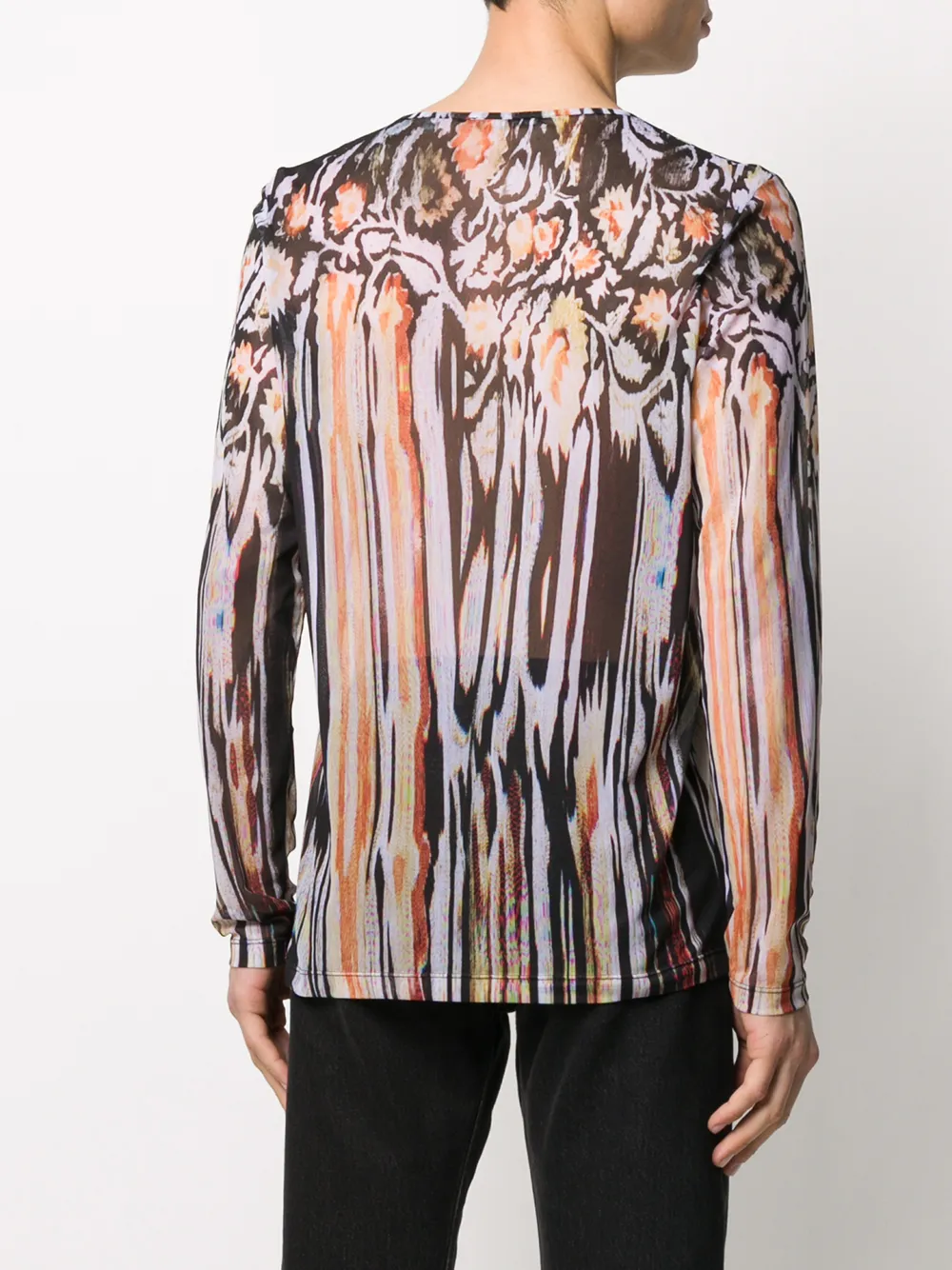 фото Our legacy delicate hanabi-print top