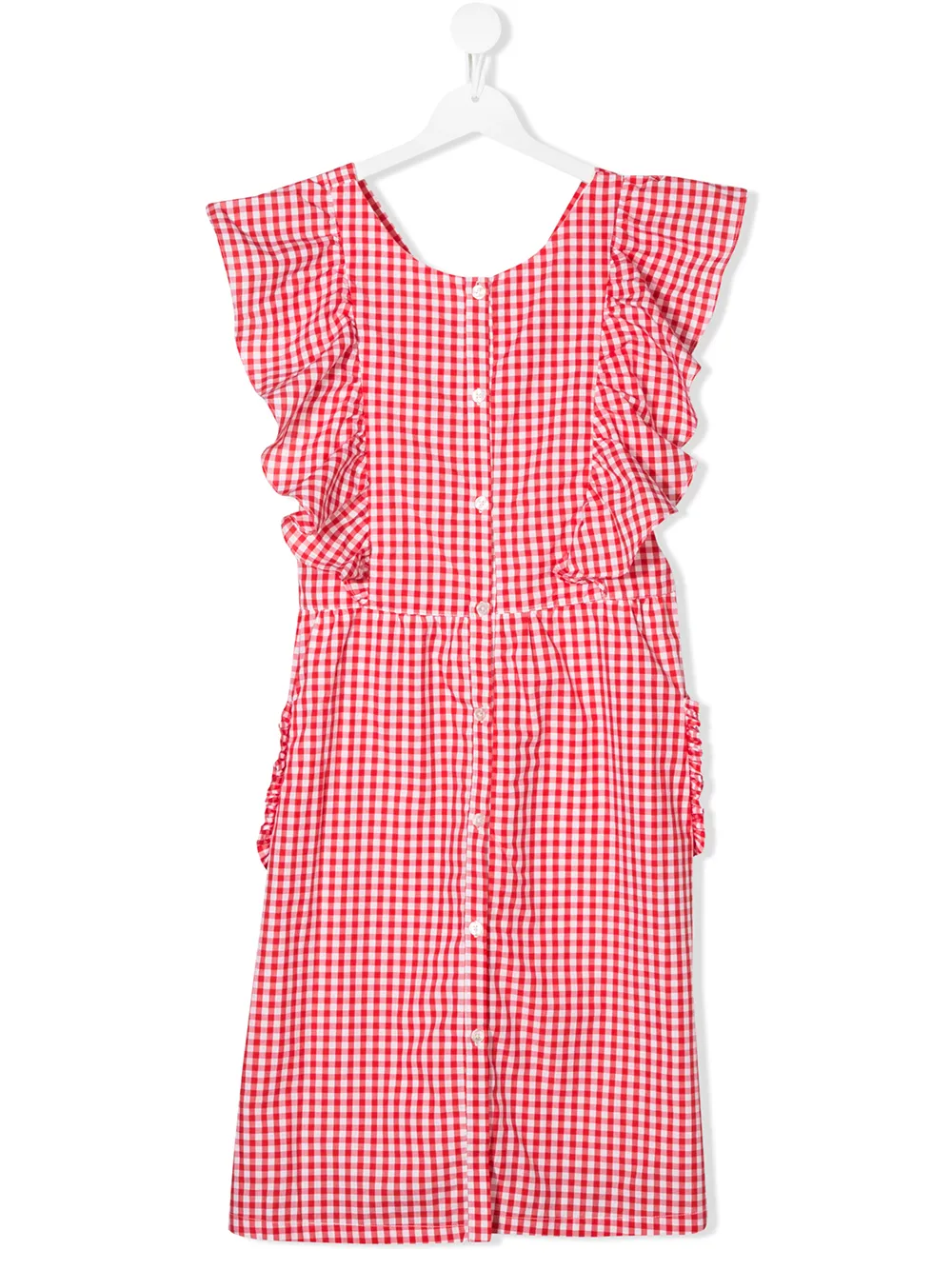 Sonia Rykiel платье в клетку гингем Sonia Rykiel платье в клетку гингем