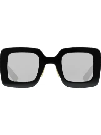 square frame gucci glasses
