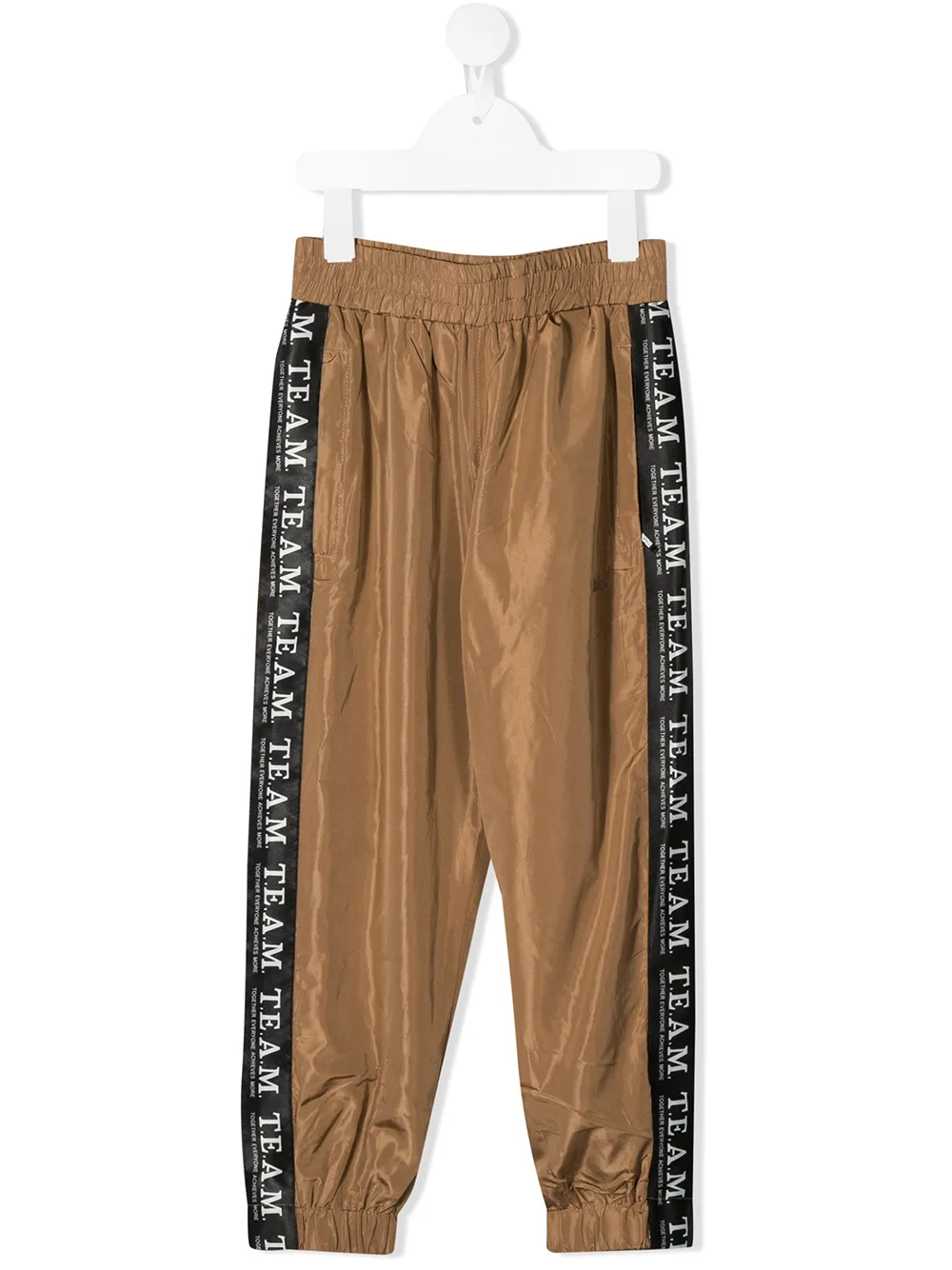 Molo Kids' Amir Track Trousers In Brown