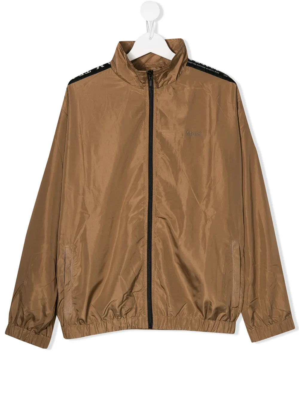 Molo Kids' Murray Bomber Jacket In Neutrals