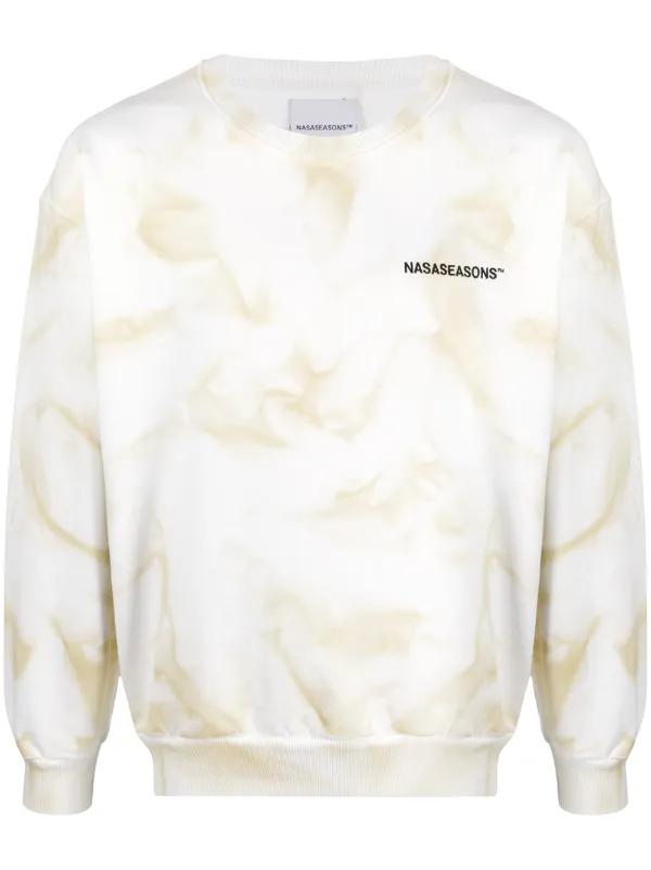 cream tie dye sweatshirt