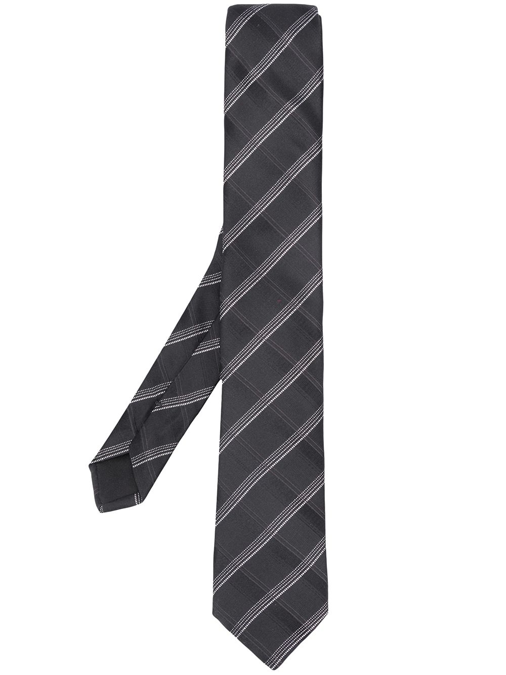 фото Boss галстук в диагональную полоску