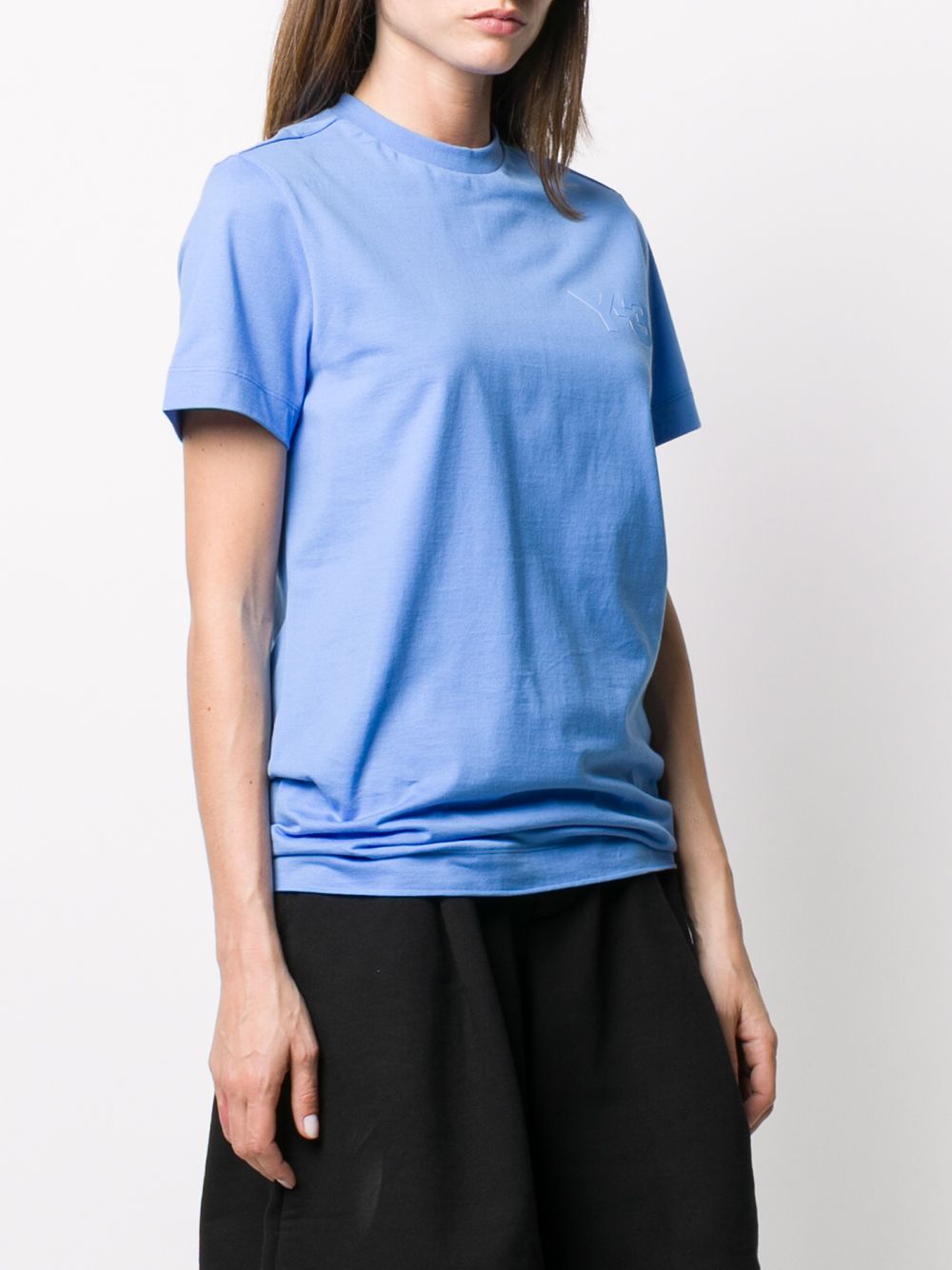 фото Y-3 crew-neck logo t-shirt