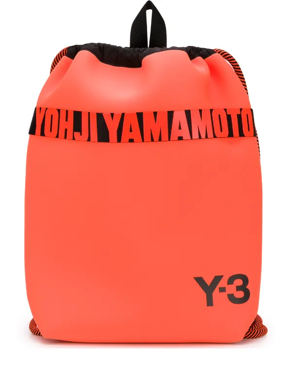Orange Pinstripe Cat Lover Backpack