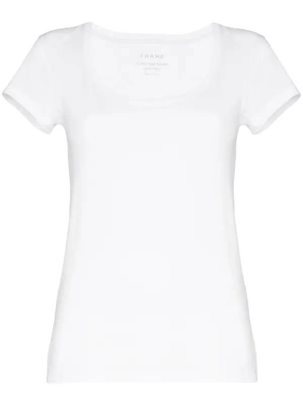 frame white t shirt