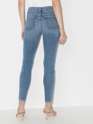 High-Waisted Skinny Jeans展示图