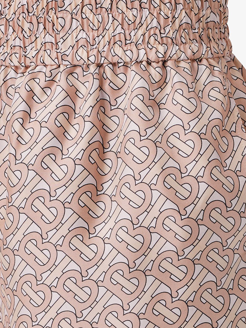 фото Burberry monogram silk twill shorts