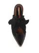 Burberry scarf tie detail mules