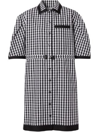 Burberry Puff Sleeve Gingham Shirt Dress - Farfetch