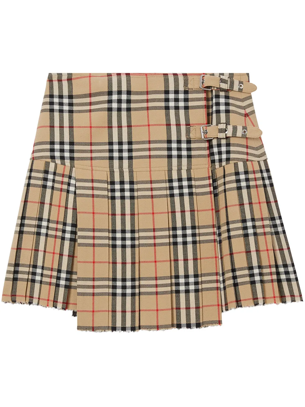 Shop Burberry Vintage Check kilt with Express Delivery - FARFETCH