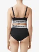 Burberry logo tape bikini top
