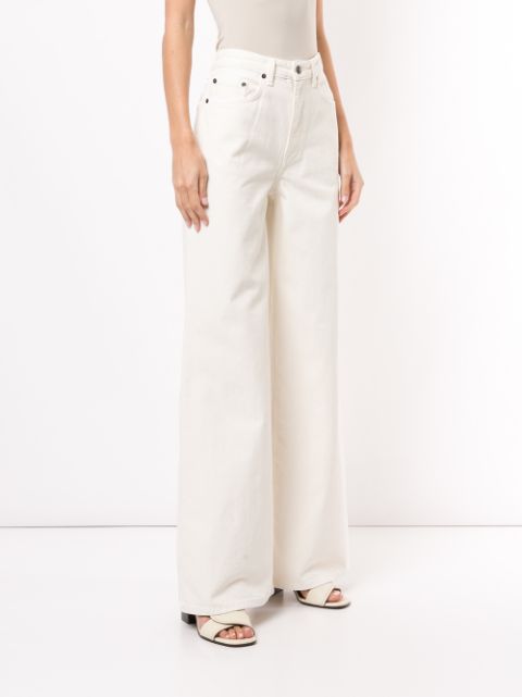 Shop The Row Issa high-rise wide-leg jeans with Express Delivery - Farfetch