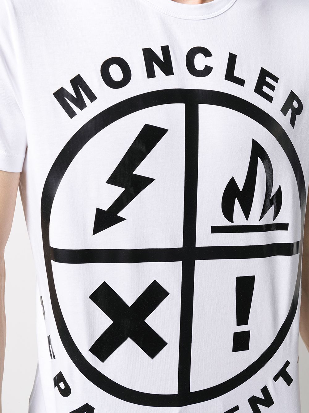 фото Moncler футболка с логотипом