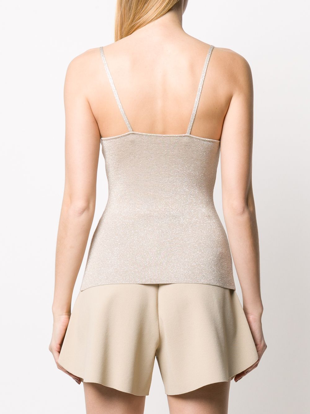 фото Stella mccartney metallic tank top