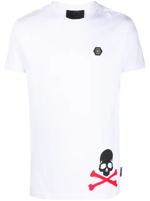 Philipp Plein camiseta con parche del logo