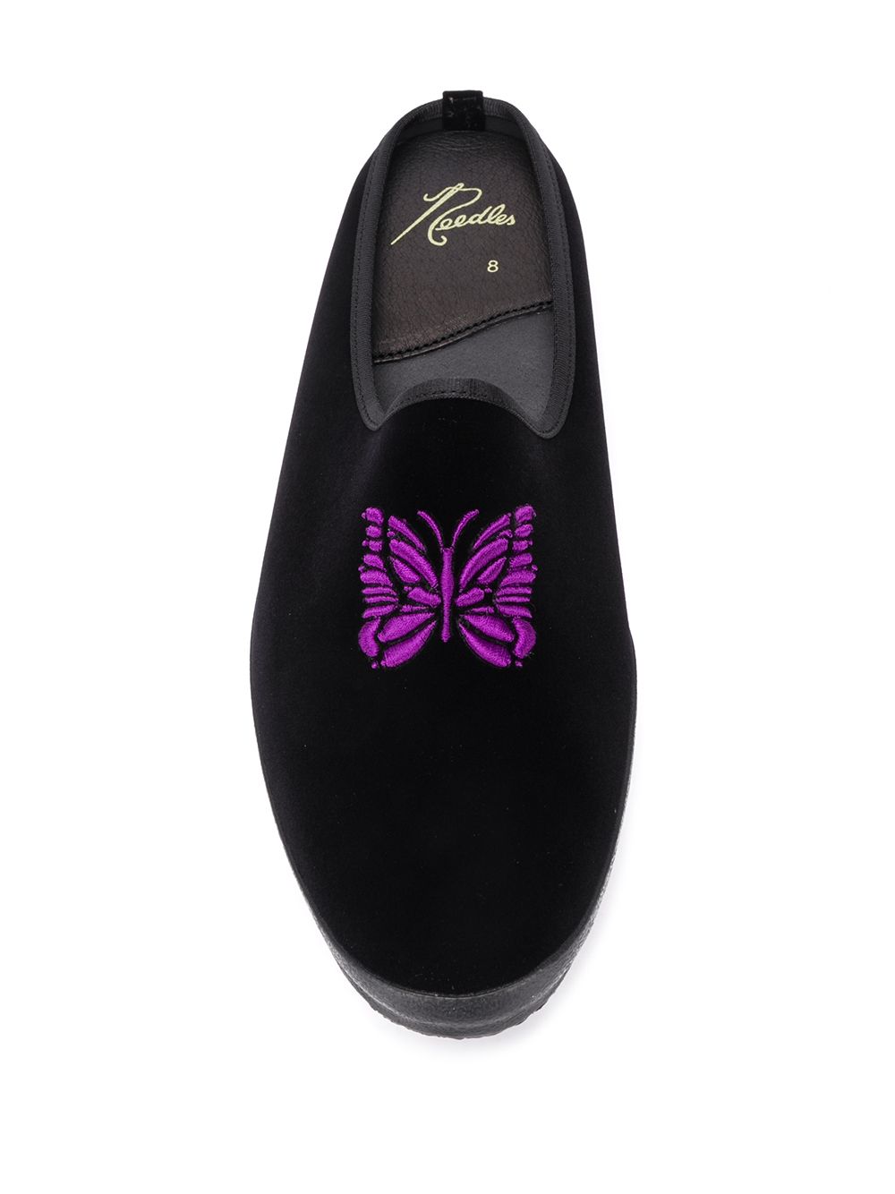 фото Needles butterfly embroidered mules