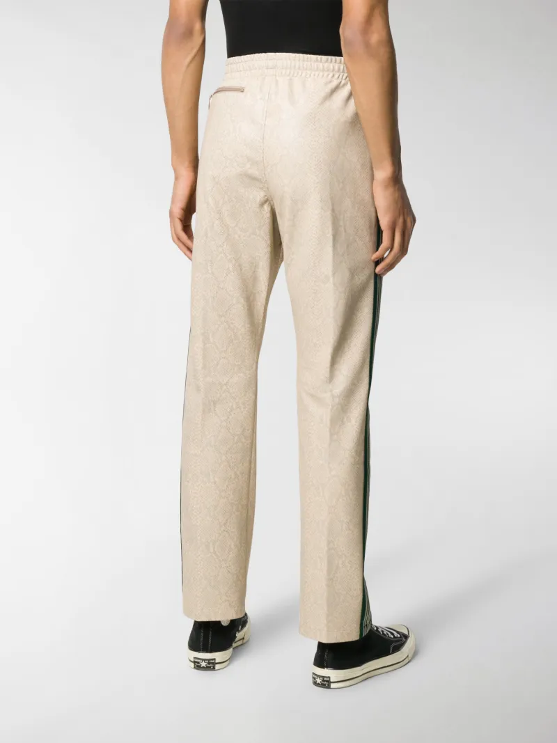 Needles snakeskin effect side stripe 