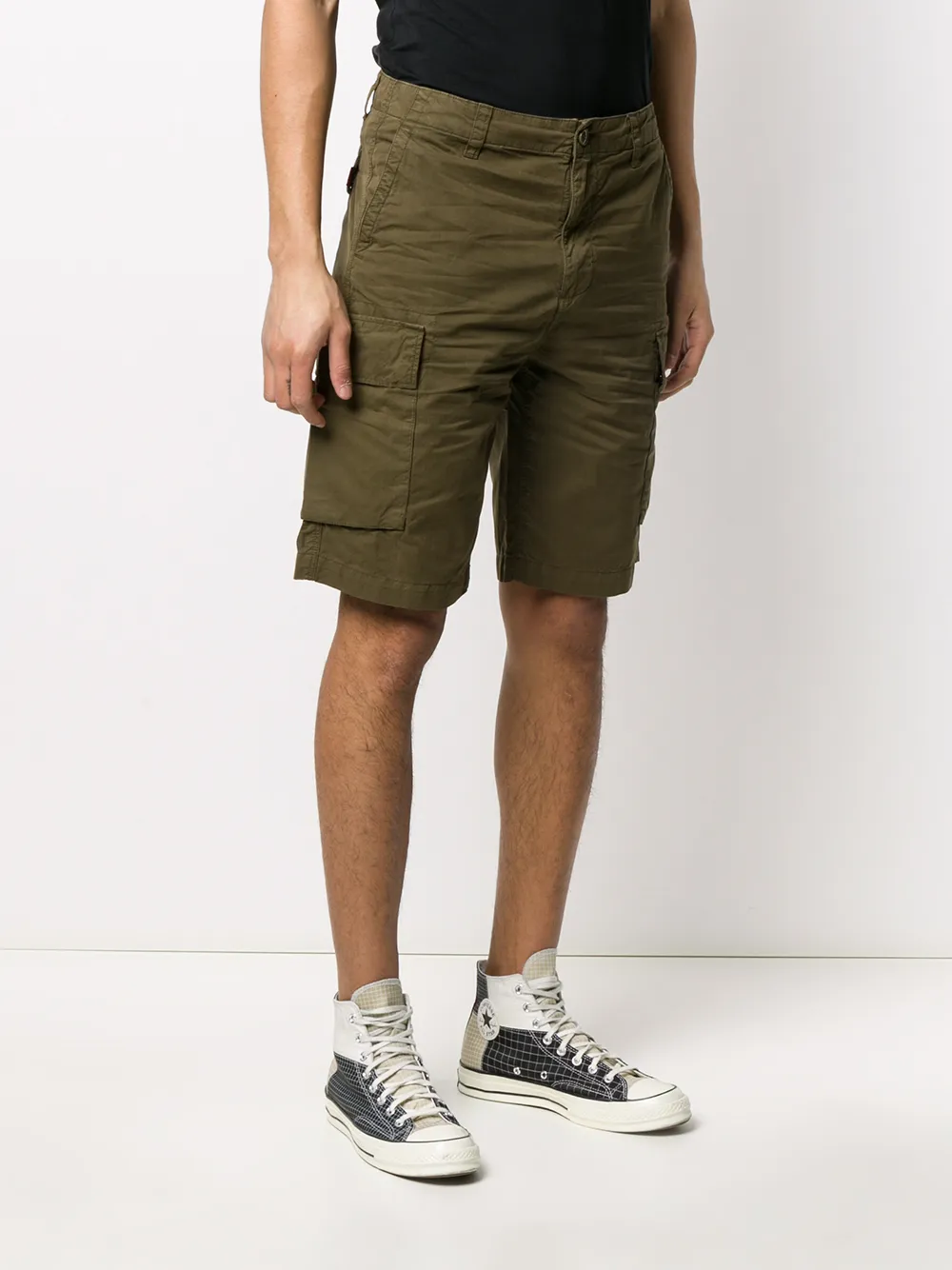  Woolrich Klassische Cargo Shorts   Grün 