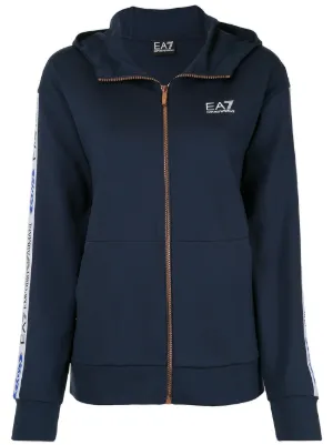 armani zip hoodie women's