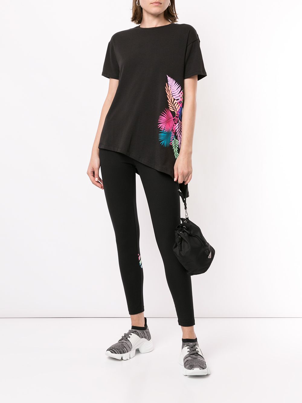 фото Ea7 emporio armani floral-print t-shirt