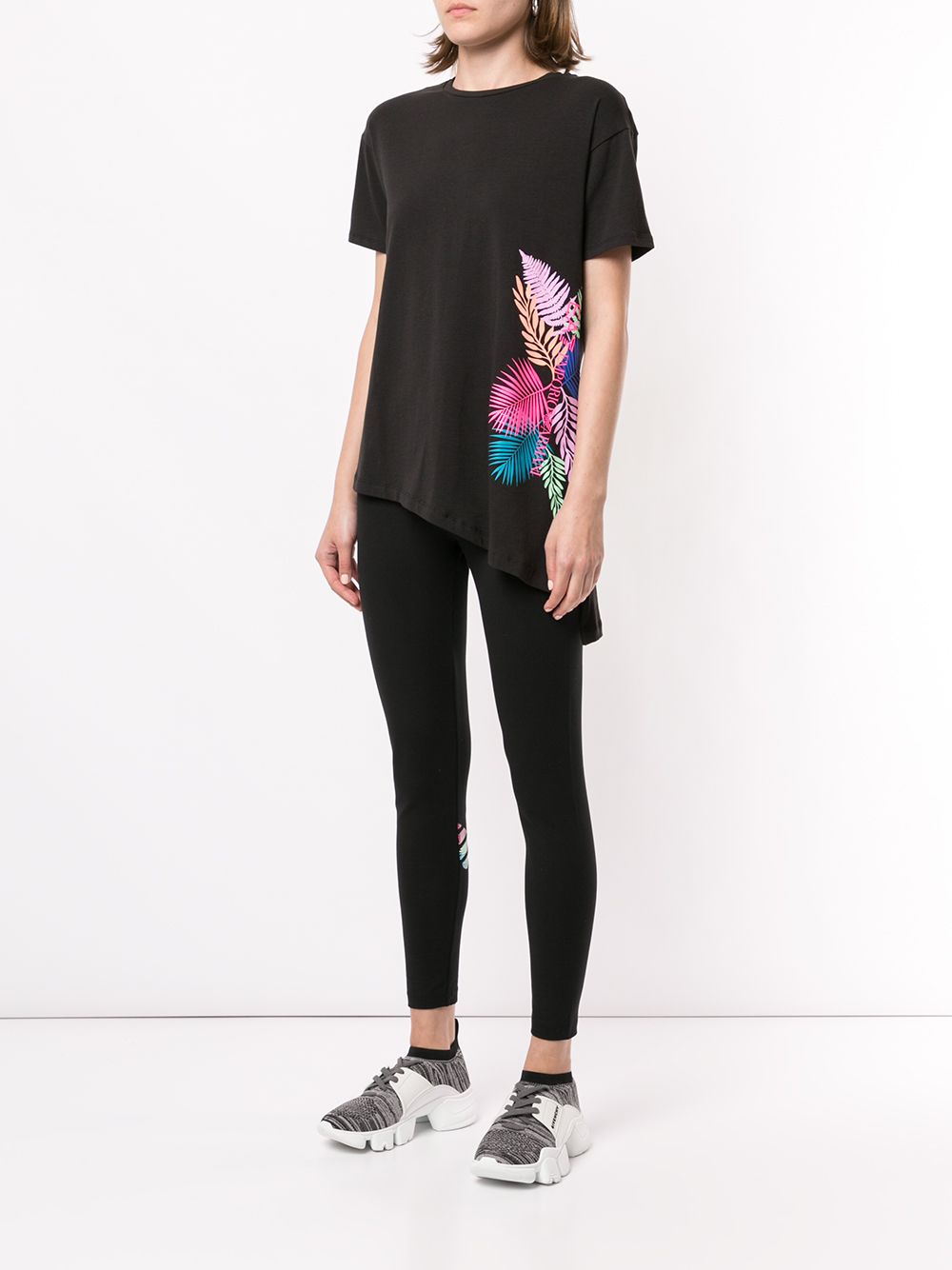 фото Ea7 emporio armani floral-print t-shirt