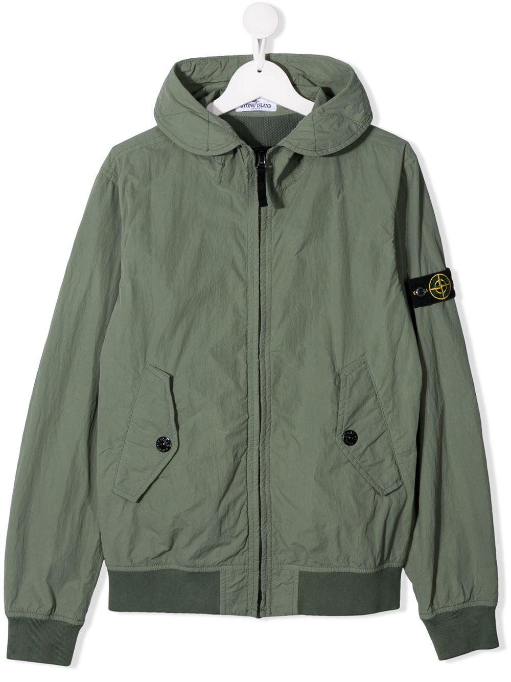 фото Stone island junior teen hooded jacket