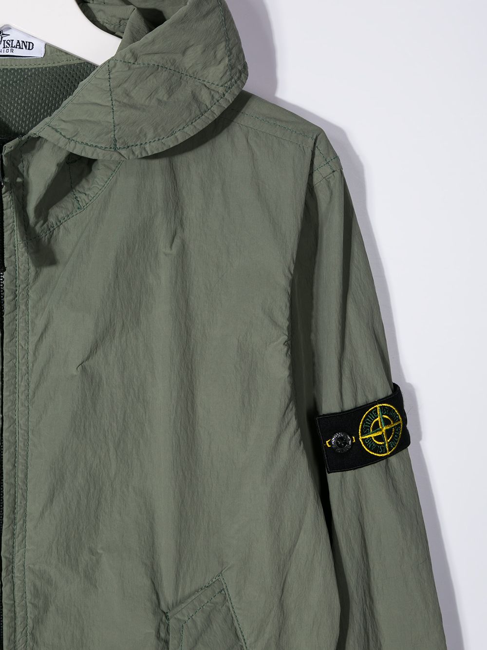 фото Stone island junior teen hooded jacket